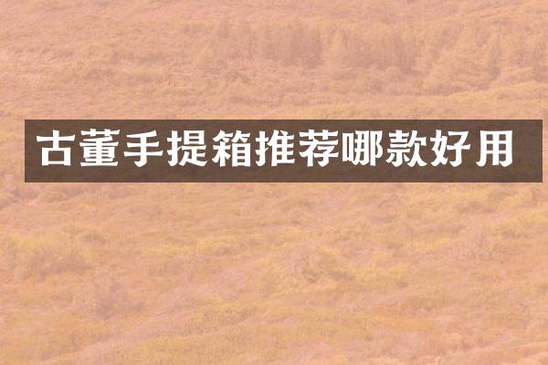 古董手提箱推荐哪款好用