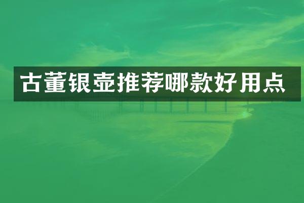 古董银壶推荐哪款好用点