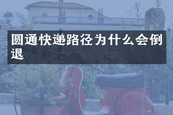 圆通快递路径为什么会倒退_圆通-物流快递-网者头条