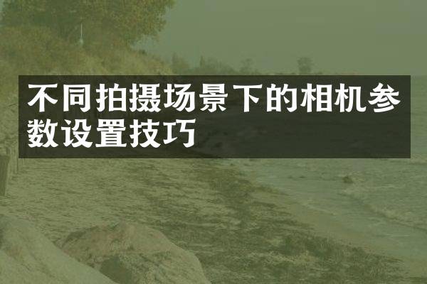 不同拍摄场景下的相机参数设置技巧