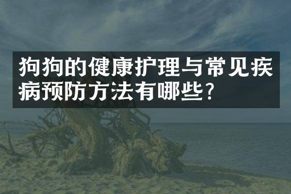 狗狗的健康护理与常见疾病预防方法有哪些？