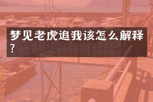 梦见老虎追我该怎么解释？
