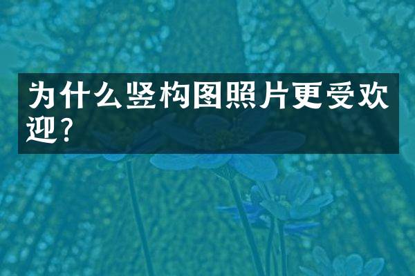 为什么竖构图照片更受欢迎？