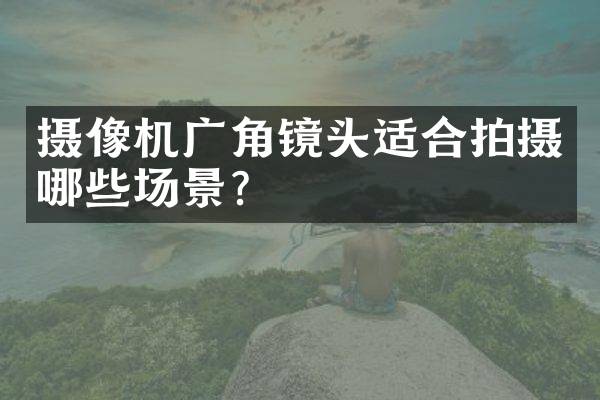 摄像机广角镜头适合拍摄哪些场景？