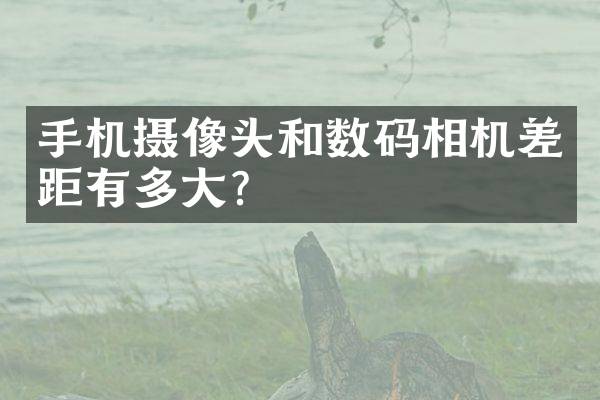 手机摄像头和数码相机差距有多大？