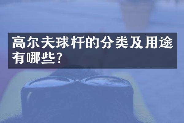 高尔夫球杆的分类及用途有哪些？