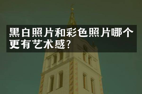 黑白照片和彩色照片哪个更有艺术感？