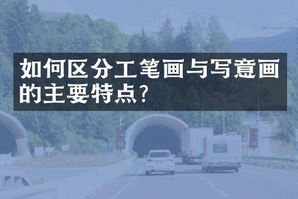 如何区分工笔画与写意画的主要特点？