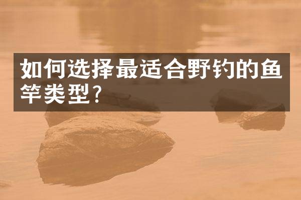如何选择最适合野钓的鱼竿类型？