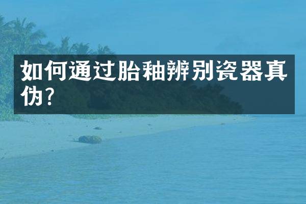 如何通过胎釉辨别瓷器真伪？