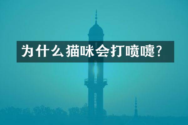 为什么猫咪会打喷嚏？