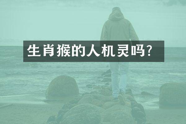 生肖猴的人机灵吗？