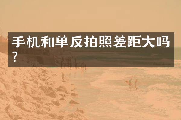 手机和单反拍照差距大吗？