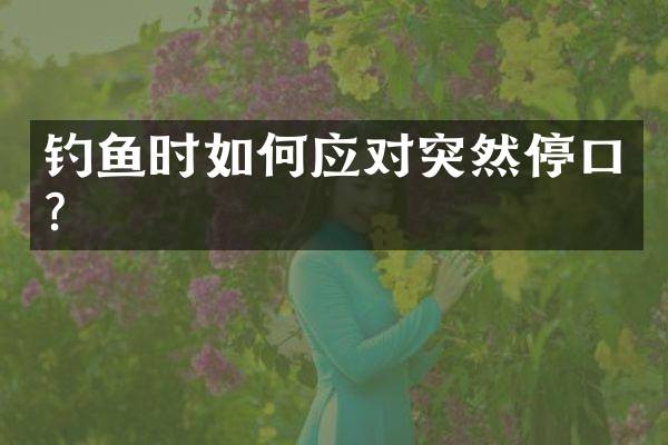 钓鱼时如何应对突然停口？