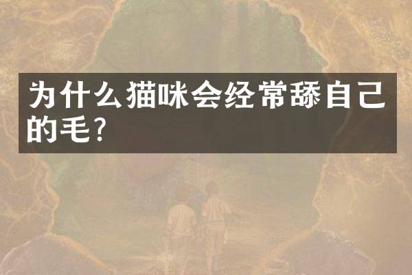 为什么猫咪会经常舔自己的毛？