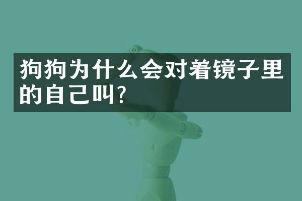 狗狗为什么会对着镜子里的自己叫？