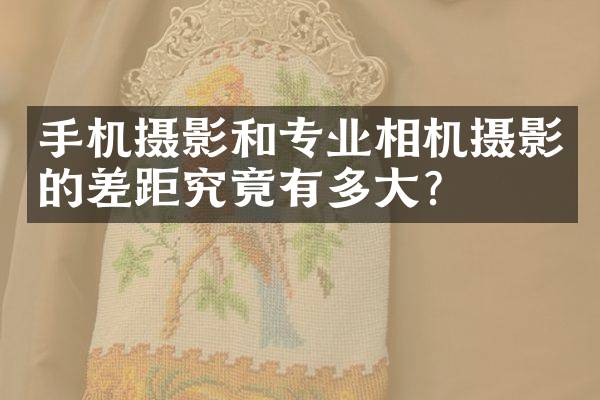 手机摄影和专业相机摄影的差距究竟有多大？