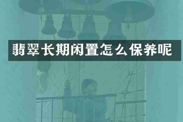 翡翠长期闲置怎么保养呢