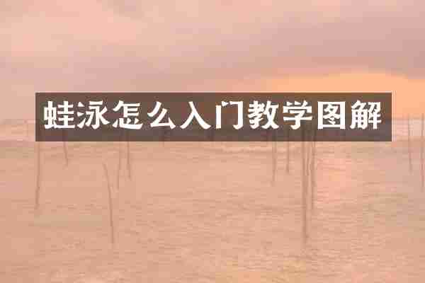 蛙泳怎么入门教学图解