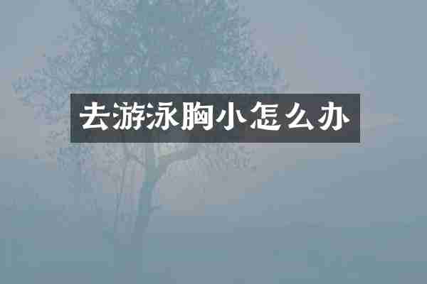 去游泳胸小怎么办