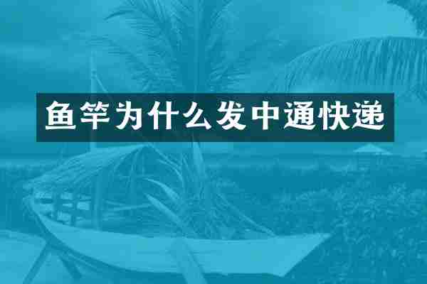 鱼竿为什么发中通快递
