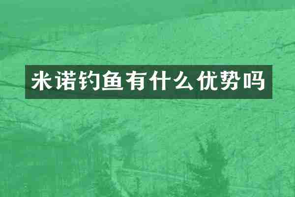 米诺钓鱼有什么优势吗