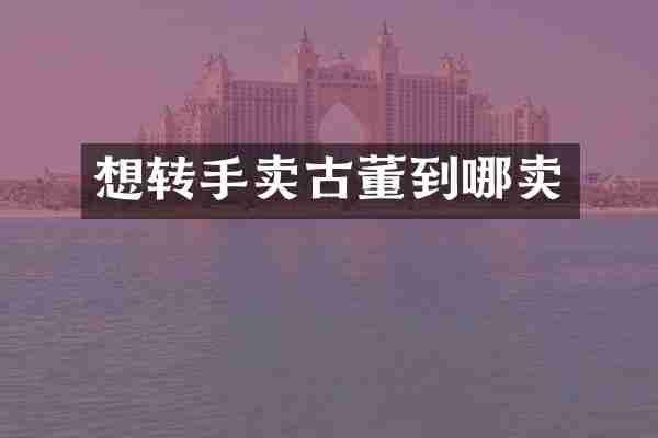 想转手卖古董到哪卖