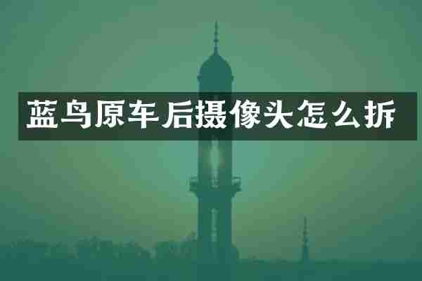蓝鸟原车后摄像头怎么拆