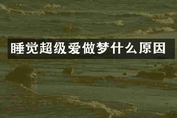睡觉超级爱做梦什么原因