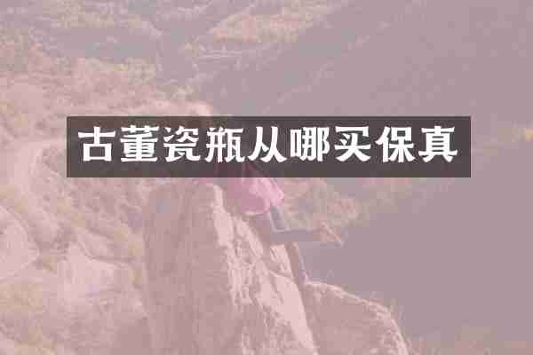 古董瓷瓶从哪买保真