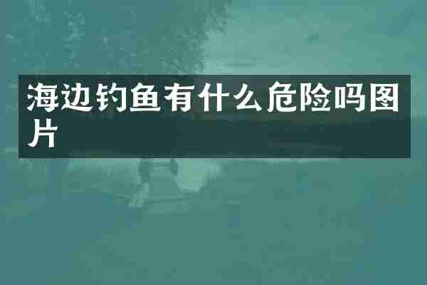 海边钓鱼有什么危险吗图片