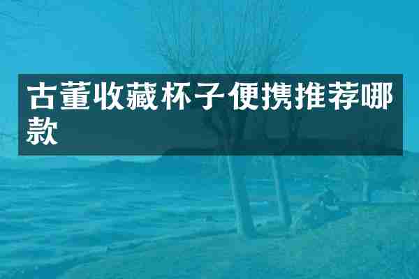 古董收藏杯子便携推荐哪款