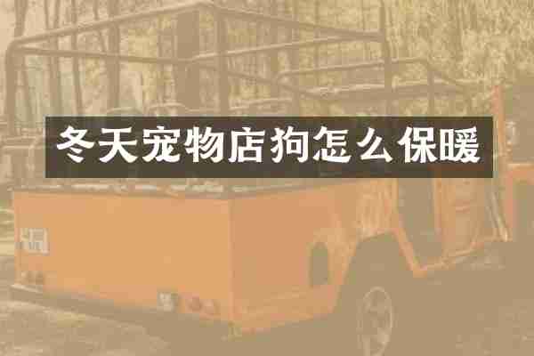 冬天宠物店狗怎么保暖