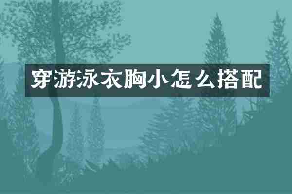 穿游泳衣胸小怎么搭配