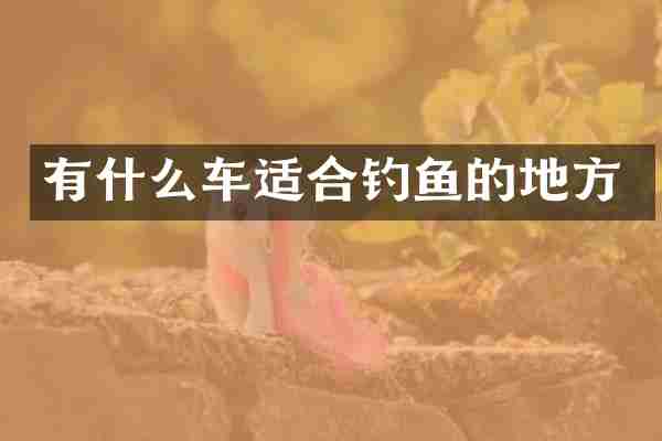 有什么车适合钓鱼的地方