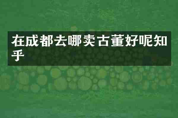在成都去哪卖古董好呢知乎