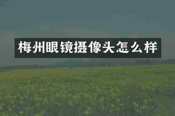 梅州眼镜摄像头怎么样