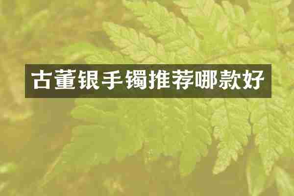 古董银手镯推荐哪款好