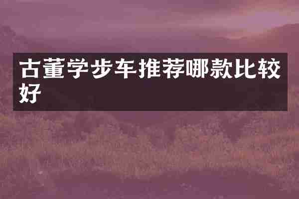 古董学步车推荐哪款比较好