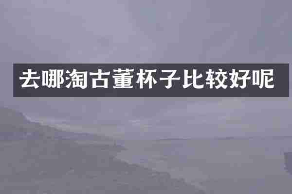 去哪淘古董杯子比较好呢