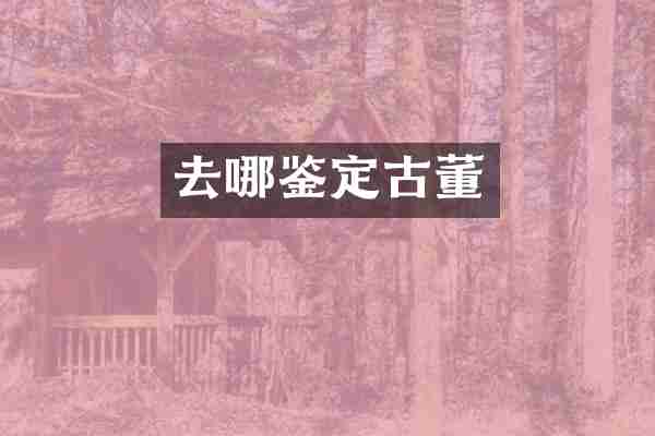 去哪鉴定古董